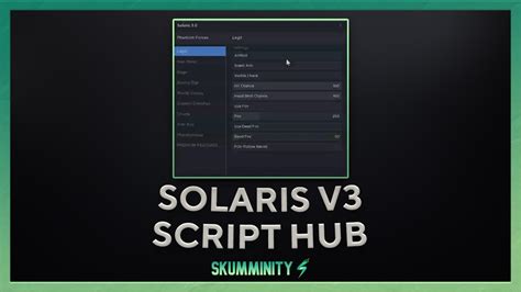 Solaris V3 - Insane Fps Game Script Hub
