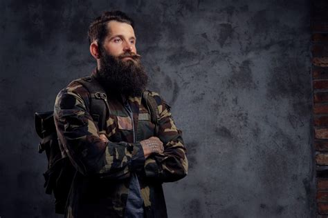 Soldier Cut With Beard