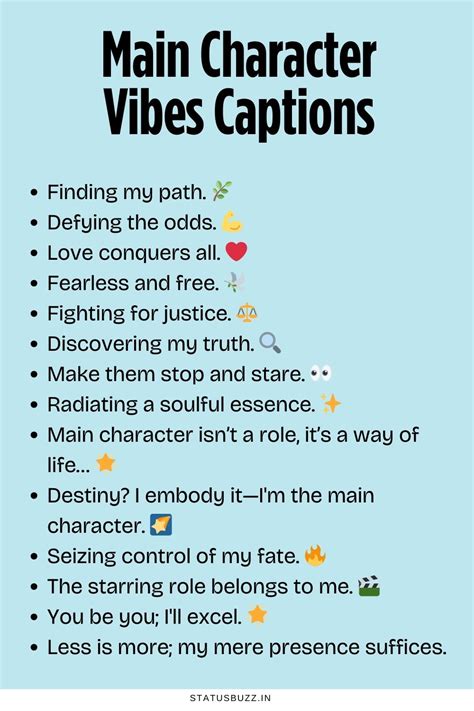 Solid Main Character Vibes