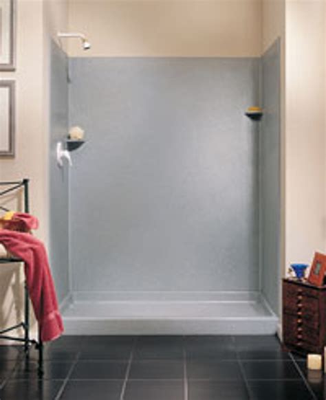 Extra Wide Solid Surface Wall and Shower Panels by Avonite Surfaces® Makes Installation Easier