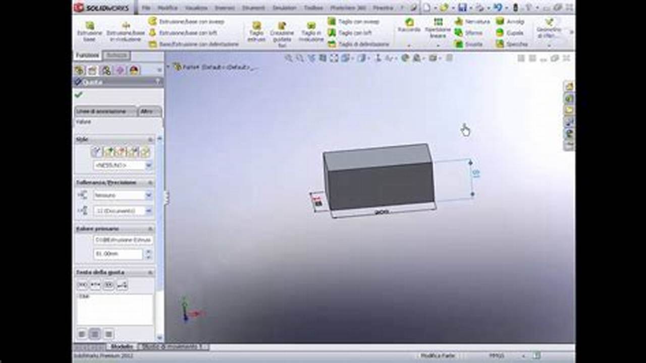 Solidworks 2024 Tutorial In Italiano