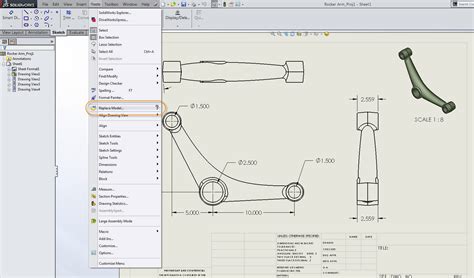 Solidworks Replace Model In Drawing