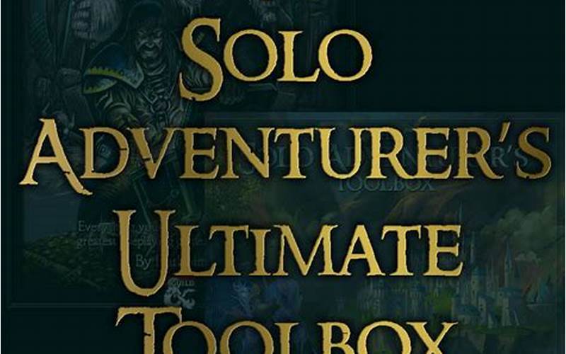 Solo Adventurer'S Toolbox Pdf Benefits