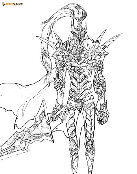 Solo Leveling Coloring Pages