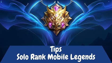Pemain solo rank Mobile Legends sedang fokus