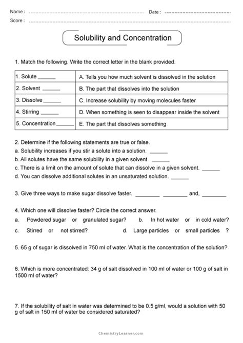 Solubility Curve Practice Worksheet Answers Solubility Curve Practice