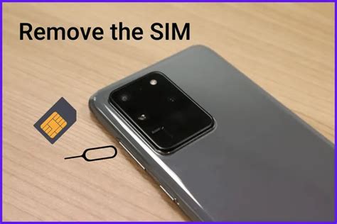 Solution 3. Remove SIM, Restart, Insert SIM