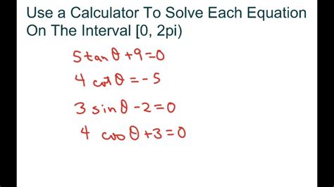Simplify Complex Math Problems with Ease: Solve Equations on Interval 0-2π using our Calculator