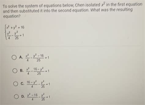 Solve the Resulting Equation