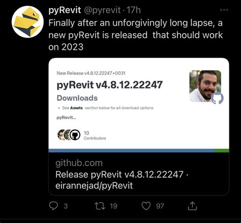 Solved: pyRevit support for Revit 2023 - Autodesk Community