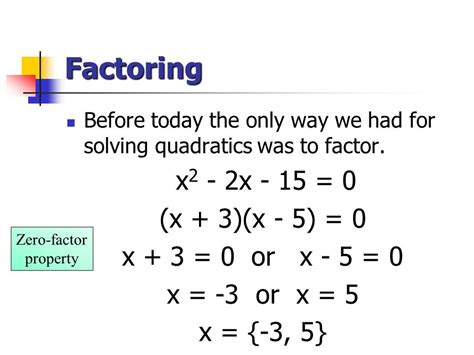 Solving A Quadratic Equation By Factoring - A Plus Topper