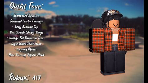 Some Skater Type Outfits In Roblox - YouTube