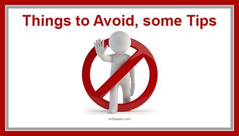 Some extra tricks and things to avoid