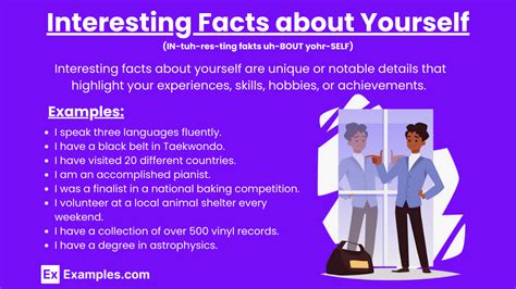 Something Unique About Yourself Example