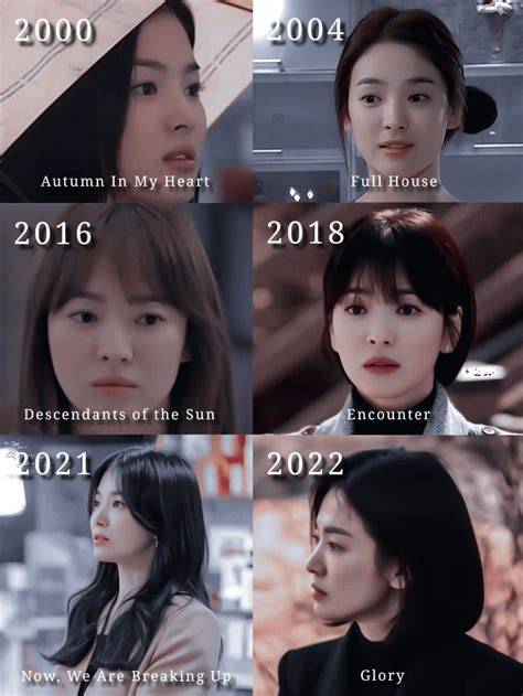 Song Hye Kyo Over The Years