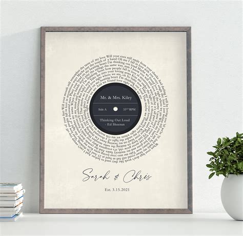 Song Lyric Gifts