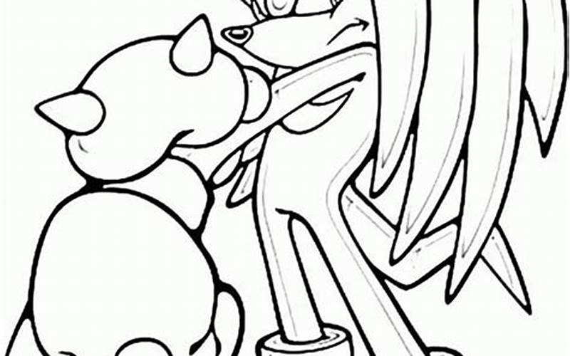 Sonic And Knuckles Coloring Pages