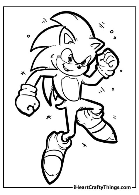 Sonic Free Printable Coloring Pages
