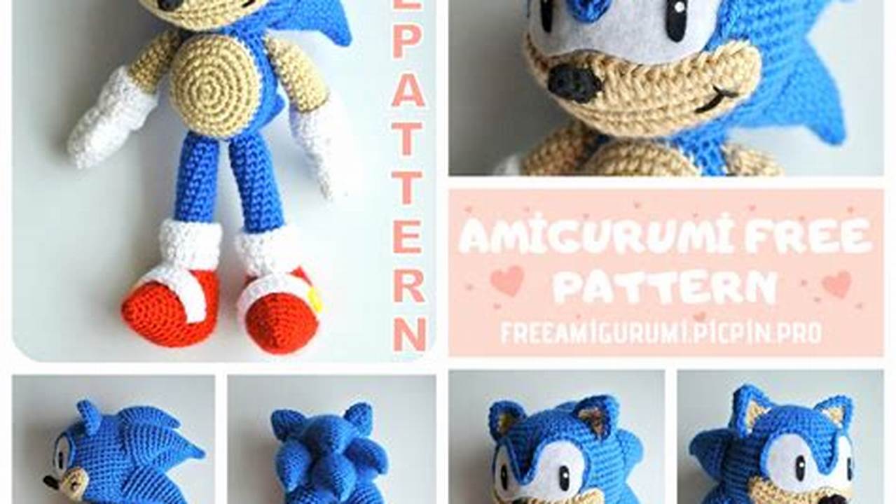 Sonic the Hedgehog Crochet Pattern: Bring the Blue Blur to Life with Yarn