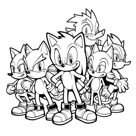 Sonic Ausmalbilder Alle