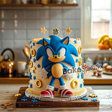 Sonic Birthday Cake