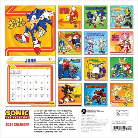 Sonic Calendar 2024