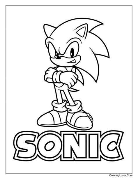 Sonic Coloring Pages Print