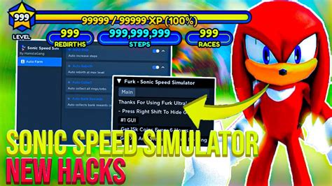 Sonic Speed Simulator Script Pastebin Hacks - July 2023 -