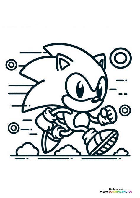 Sonic The Hedgehog Coloring Pages Easy