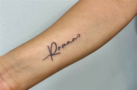 Sons Name Tattoo Ideas