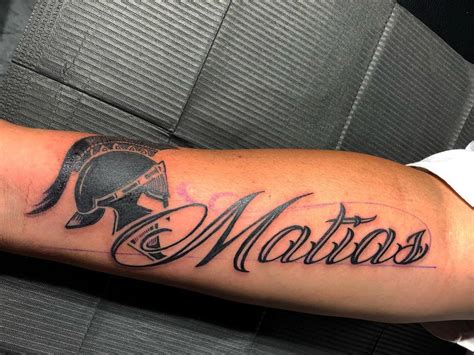 Sons Name Tattoo Ideas For Men