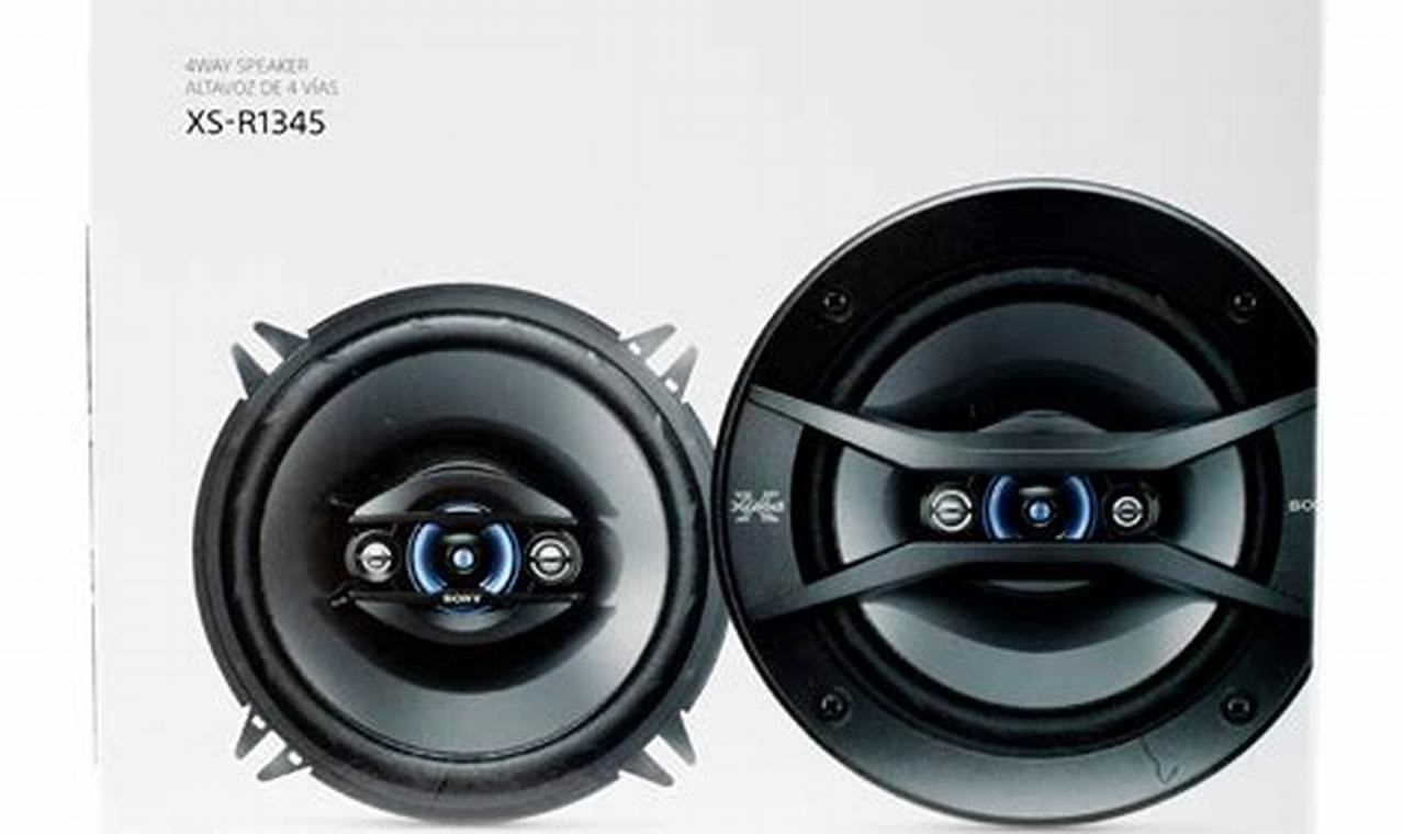 Sony Car Speakers With Subwoofer
