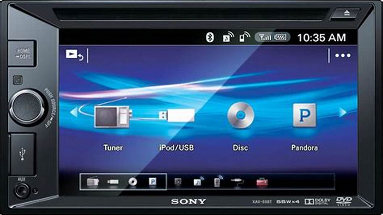 Sony Touch Screen Car Stereo