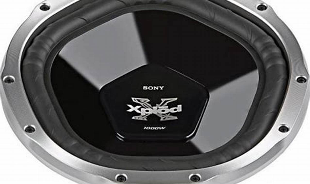 Sony Xplod 1000w Subwoofer Price