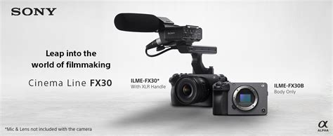 Sony FX30: Price and availability
