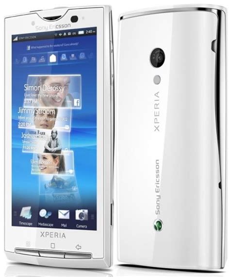 Sony ericsson xperia x10 white : most celebrated one