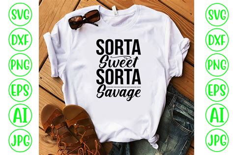 Download Sorta Sweet Sorta Savage SVG DXF Files