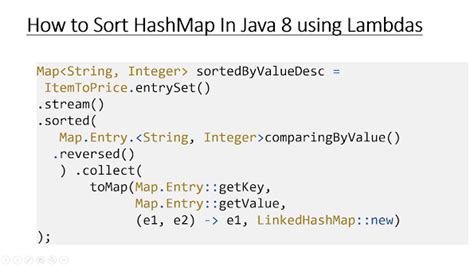 Sorting Hashmap By Value In Java