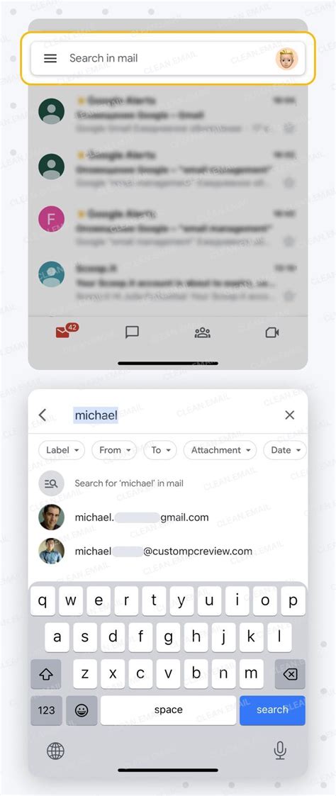 Sorting Gmail By Sender Using The Gmail Mobile App