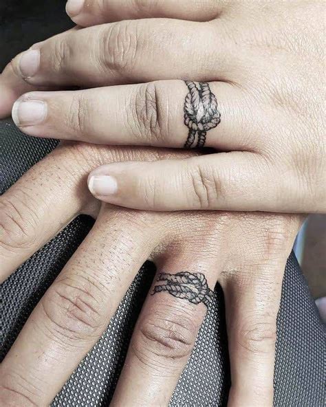 Soulmate Wedding Ring Tattoos