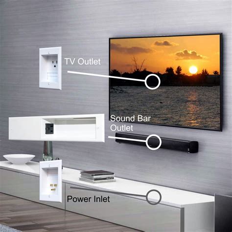 Sonos Beam mounted with Sanus Soundbar mount for Sonos Beam Sound bar mount, Sonos sound bar