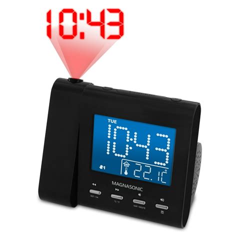 Sound Machine Projection Alarm Clock features