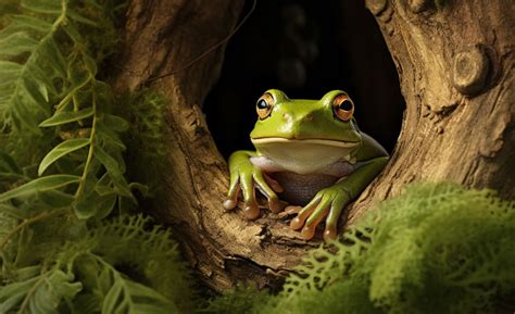 a frog with the words tree frogs croaking here's why and how to stop it