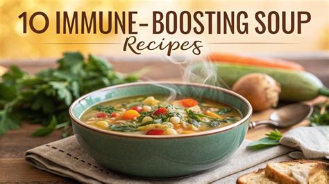Soup: Boost Immunity & Fight Fatigue.
