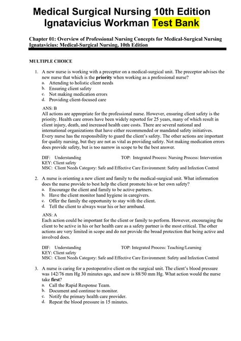 Sources of Knowledge for Wiring Diagram Topics in Med Surg 20 Test Bank