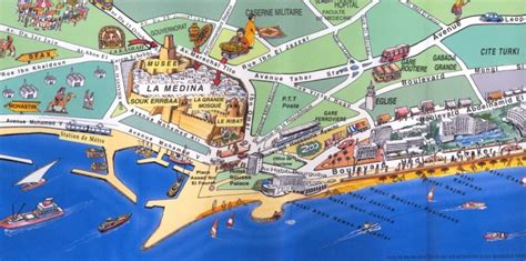 Sousse Tourist Map
