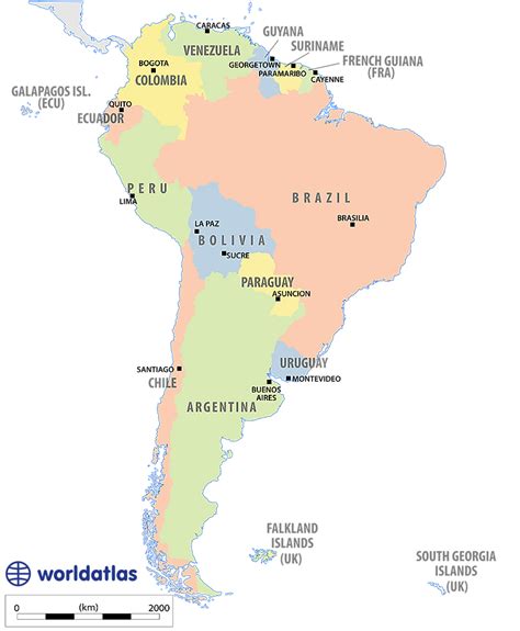 South American Countries And Capitals Quiz