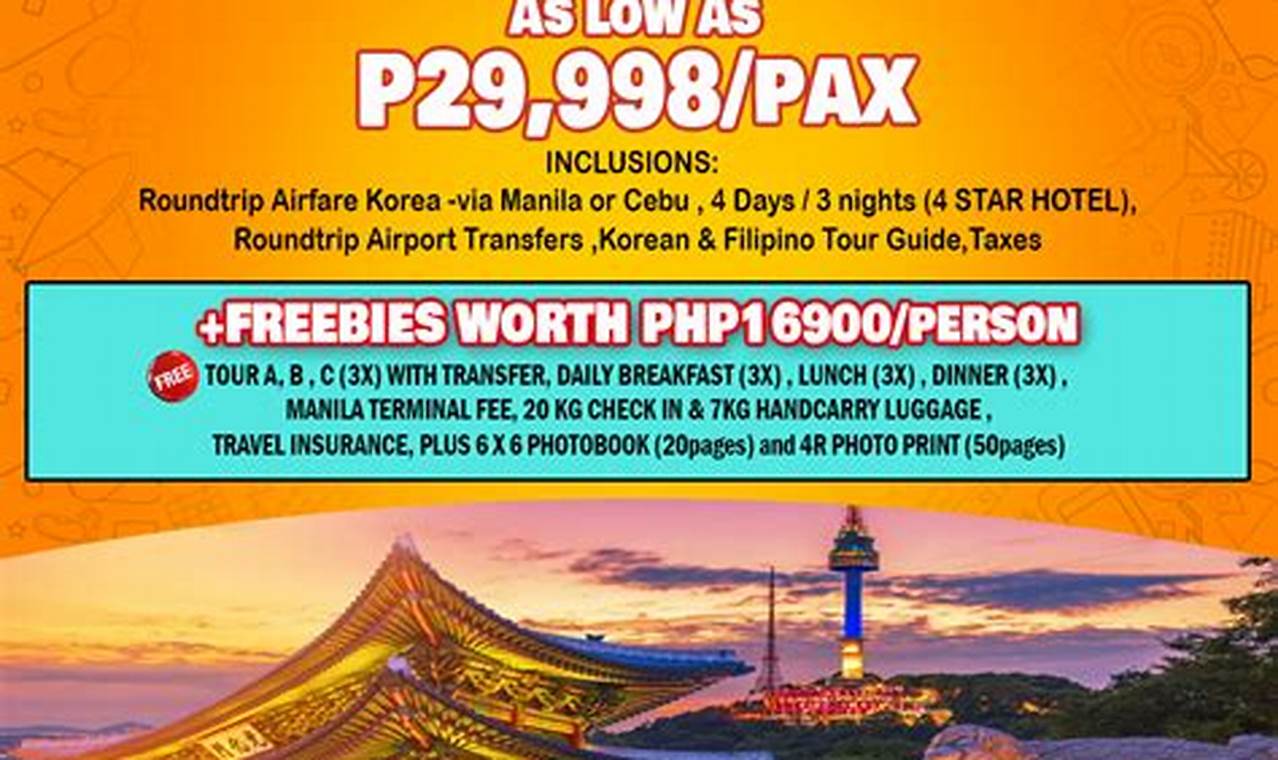 South Korea Tour Package From Philippines 2024