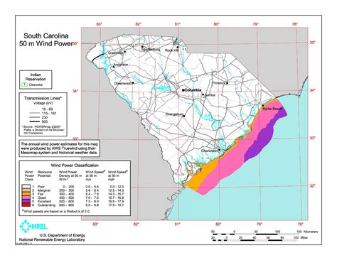 South Carolina Wind Zone Map