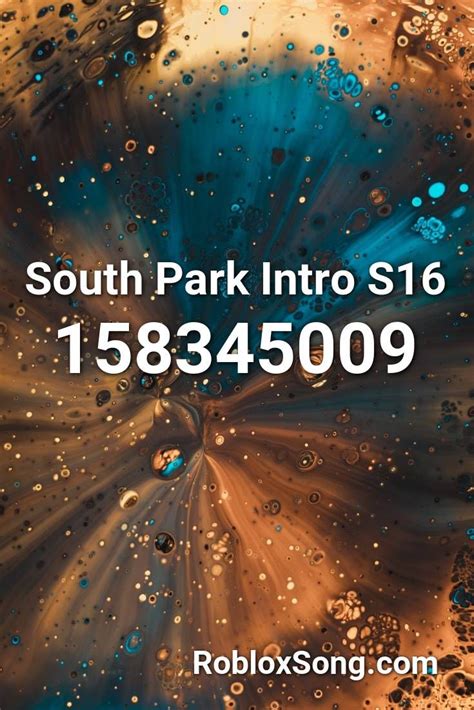 Unleash the Fun with the Ultimate South Park Intro Roblox Id - Experience the Epic Adventure Now!